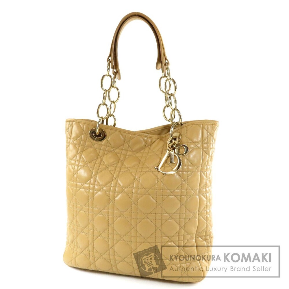 Christian Dior Lady handbag lambskin leather